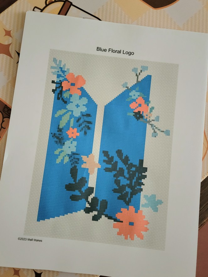 Photo of Blue Floral Logo pdf